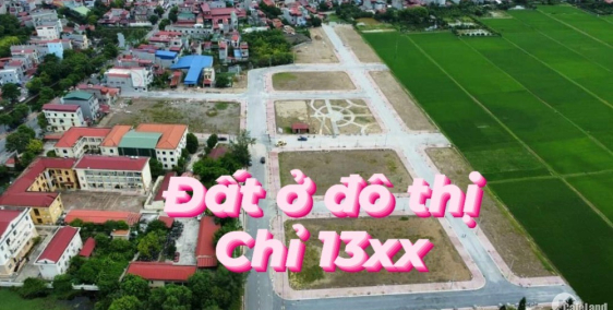 Đất ở đô thị, sổ hồng sang tên mà chỉ có 1,3 tỉ tại thị trấn Trần Cao