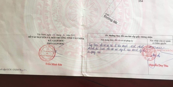 Đất thổ cư 2 mặt đường. Oto tới đất. Cách nhựa 300mét. Cách kcn Trảng Bàng-Linh