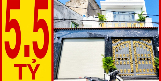 BÁN BIỆT THỰ MINI 2 TẦNG FULL NỘI THẤT LÔ NHÌ HUỲNH TẤN PHÁT - 5.5 TỶ, 8X9.5M