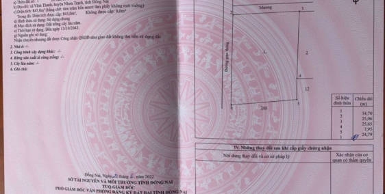 Chủ đang ngộp tiền cần bán lô đất đường xe hơi thuộc xã Vĩnh Thanh Nhơn Trạch