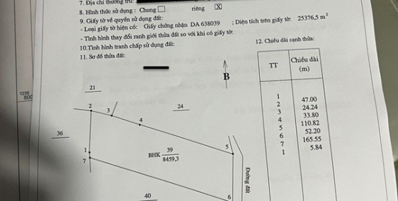 Đất farm sổ có hiển thị đường đi. gần KDC. giá đầu tư chỉ với 140k/m2