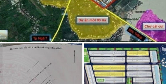 Nền trục chính lộ 26m Vạn Phát Sông Hậu giá rẻ nhất dự án