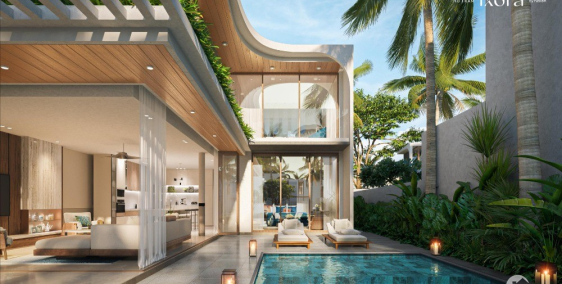 Biệt Thự biển Ixora Hồ Tràm  24 tỷ, thanh toán 3tỷ, view biển trực diện.