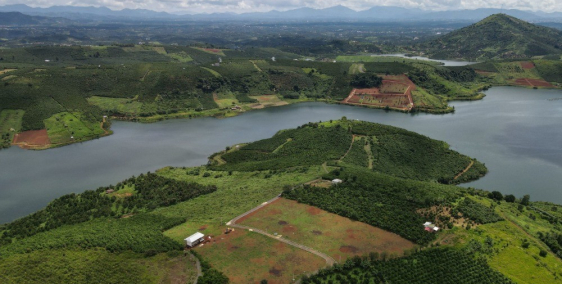 Đất sào view hồ du lịch đường hiện hữu cảnh quan đẹp giá đầu tư