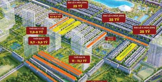 Đất nền ,shophome , biệt thự dự án Vinhome Ocean Park 3