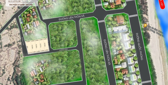 Khu phân lô đất Biển Gio Hải Quảng Trị giá chỉ từ 3 triệu/ m2 đất