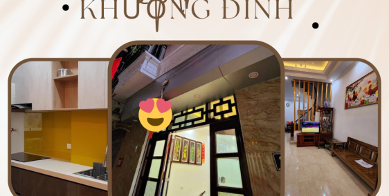 Nhà Khương Đình thông số vàng nở hâu, ngõ rộng ở ngay, dt 38m2x4t, mt 4m, 4.5 tỷ