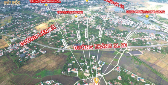 CHÍNH CHỦ BÁN GẤP LÔ ĐẤT NINH QUANG NINH HÒA