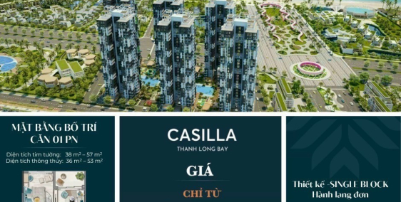 Căn Hộ Casilla Tại Thanh Long Bay Vừa Cho Ra Mắt Sở Hữu Lâu Dài, Giá Thấp Nhất S
