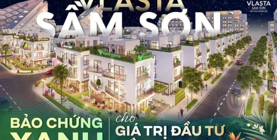 Bán biệt thự Vlasta Sầm Sơn,mặt biển sổ đỏ lâu dài