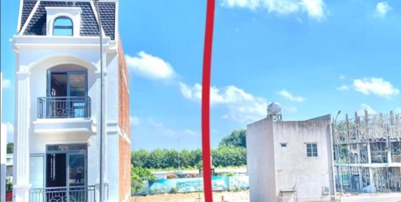 NGỘP RA GẤP ĐẤT SỔ SẴN- CÓ NHÀ THÔ 13tr/m2 TRUNG TÂM THÀNH PHỐ MỚI