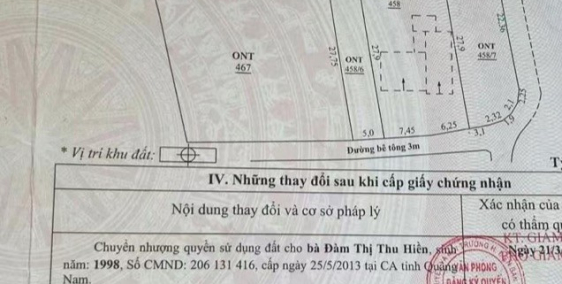 Chính chủ vỡ nợ nên cần bán gấp lô đất giá rẻ