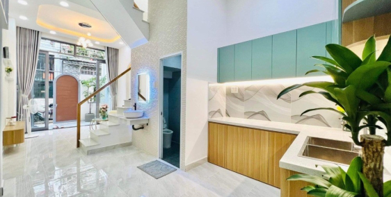 NHÀ ĐẸP FULL NỘI THẤT - BTCT -PHẠM VĂN CHIÊU 35M2, 2PN KHÁCH CHỈ VIỆC XÁCH VÀO