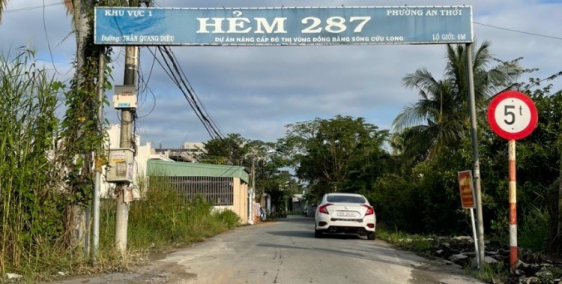 Nền thổ cư lộ ô tô hẻm 287 Nguyễn Thông