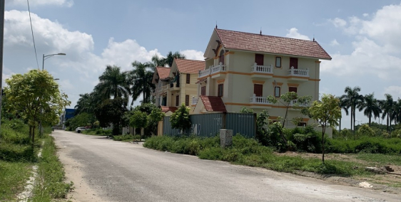 Bìa Đỏ 123m2 mặt đường 20m tại Anh Dũng7 Dương Kinh  giá 2,x  tỷ