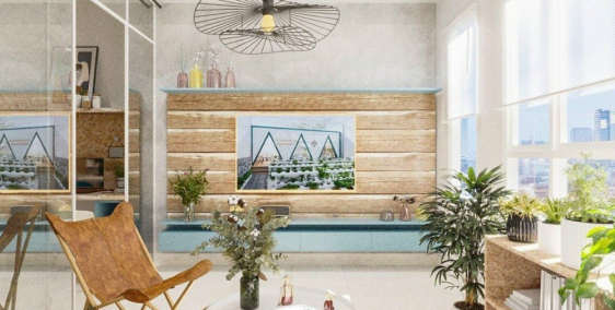 Bán gấp Studio Diyas Sky Tân Bình 32m2 950tr, đang cho thuê 7-10tr/