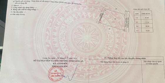 ĐẤT LÚA CẦN BÁN NHANH.NGAY TỈNH LỘ 830.MẶT ĐƯỜNG RỘNG THÔNG THOÁNG 30M