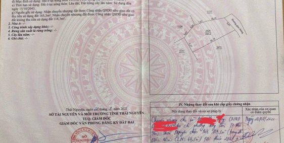 BÁN GẤP - Đất trung tâm TP. Phổ Yên, Thái Nguyên