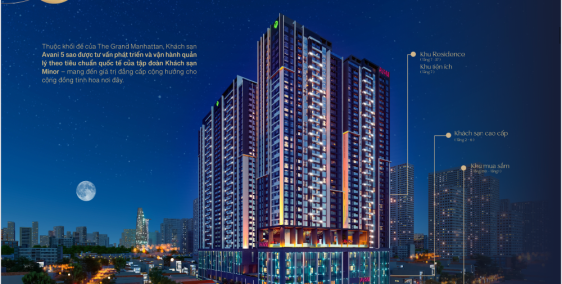 CĂN HỘ TRUNG TÂM QUẬN 1 THE GRAN MANHATTAN GIÁ ƯU ĐÃI CHỈ 140tr/m2