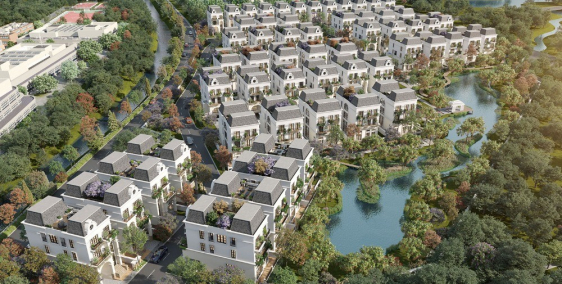Bán biệt thự đơn lập 360m² Le Jardin ParkCity có hầm,gia 60 tỷ.LH 0975674862