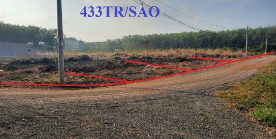 Đất xào nằm trong khu tái định cư  Đồng Phú lên thổ được 440tr/nền gần sát chợ