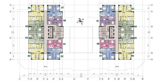 Bán căn hộ duplex xây thô nguyên bản ở VOV Mễ Trì gần 200m2 có thương lượng, 2x