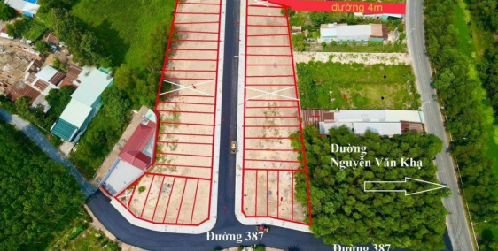 Đất 3 mặt tiền Nguyễn Văn Khạ, đường 387, đường thông 5m. Tân An Hội, Củ Chi
