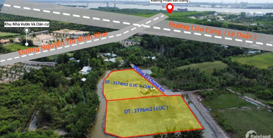 Ông Chú Cần Bán 4 Lô Đất Nông Nghiệp 3 Mặt Rạch Bao Quanh Đất