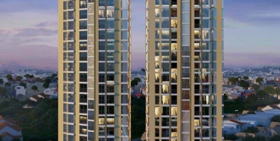 Căn hộ 2PN 60m2 Thiên Quân Marina Plaza - View ngoài thành phố