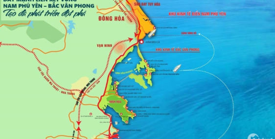 Đất biển Phú Yên kdc Hòa Vinh sổ sẵn, 630tr (30%) 140m2 TT tiến độ giá tốt