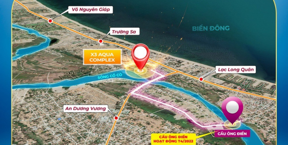 Đất KĐT X3 Aqua Complex giá 1,55ty - 100m2- đường 7m5 lề 3m