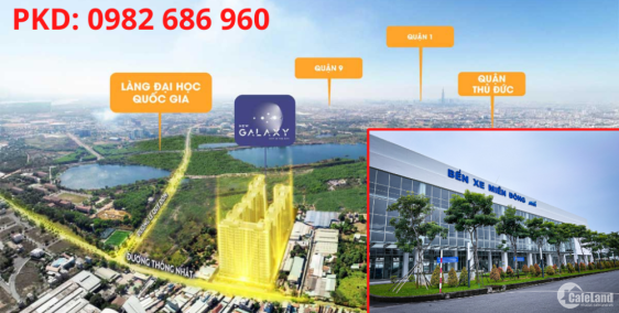 Giỏ hàng chuyển nhượng dự án New Galaxy - Thanh toán từ 600 triệu có hỗ trợ vay