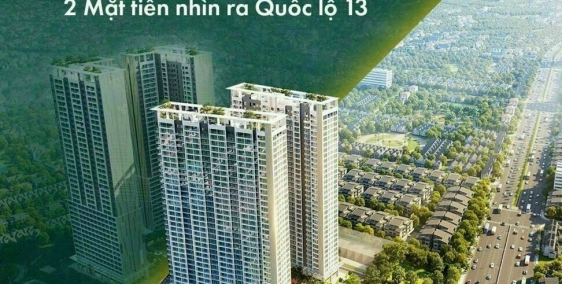 Căn Hộ 2PN Mặt Tiền Quốc Lộ 13 , giá chỉ từ 1 tỷ 800 SHR
