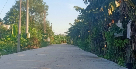 Bán nhanh đất thổ cư 100%, sổ riêng sẵn, gần cây xăng Sông Trầu