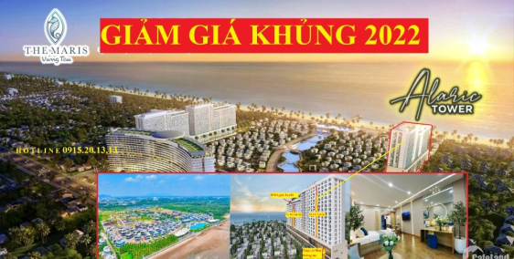 Căn hộ The Maris Vũng Tàu 1PN,2PN, View biển, Giá Tốt Nhất