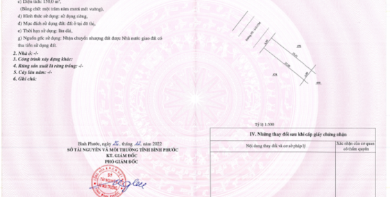 ĐẤT NỀN SHR NGAY CÔNG AN TỈNH BÌNH PHƯỚC GIÁ CỰC RẺ - SOCK DUY NHẤT THÁNG 2