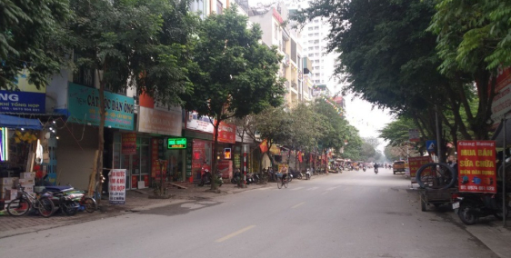 Mặt phố Lê Xuân Điệp, Hoàng Công sầm uất gần Chung cư Mipec 68m2 chỉ 9.28 tỷ.
