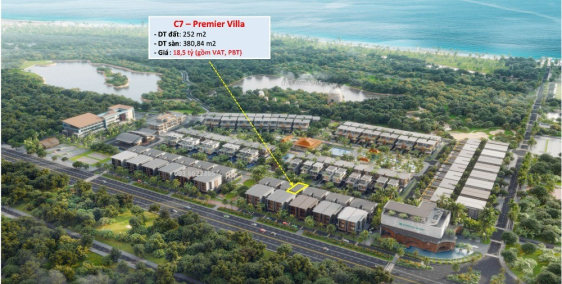Bán biệt thự biển Lagoona Bình Châu chỉ 18,5 tỷ (có VAT, PBT), sở hữu lâu dài