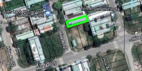 Chính chủ bán lô đất mặt tiền Hoà An 23 Kẹp Cống- Hoà An- Cẩm Lệ