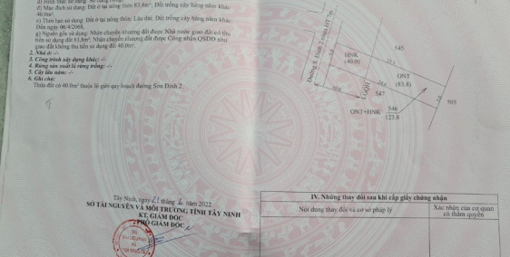 [Cực Hot] Lô đất vuông vứt quá đẹp giảm ngay 80 triệu  - Chỉ với 589 triệu