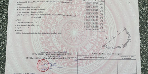 Bán 1,2 hecta đất CLN hồng liêm, có ao, vườn điều cách cao tốc 2km.Sổ hồng