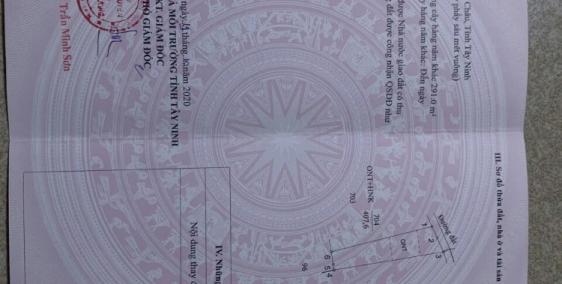 Đất 407 m2, thổ cư 116 m2 giá 1,8 tỷ