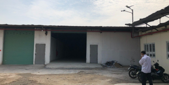 CHO THUÊ KHO DIỆN TÍCH 1100M, ĐƯỜNG CONTAINER VÀO ĐƯỢC, ĐIỆN 3 PHA