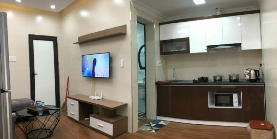 Cho thuê căn hộ chung cư Ngô Gia Tự, đầy đủ đồ có thể vào ở ngay.