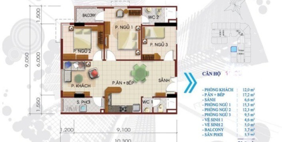 Bán chung cư khang gia gò vấp 92m, 3PN giá 1,850 tỷ