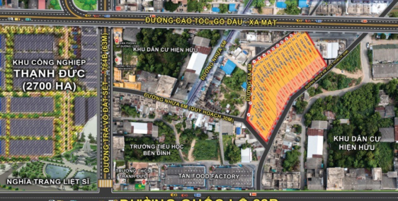 Bán đất nền giá rẻ KCN Thạnh Đức, Gò Dầu, Tây Ninh