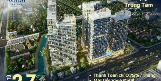 Dự án căn hộ Avatar Thủ Đức giá từ 2tỷ7 , trả góp mỗi tháng 0,75%