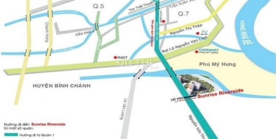 Bán CH Sunrise Riverside 2PN, 2WC đầy đủ nội thất. Giá bán 3.020ty (bao hết)