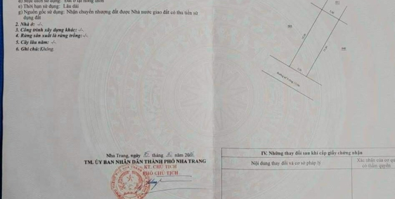 Cần bán đất TĐC thái khang xã Phước Đồng Nha Trang.