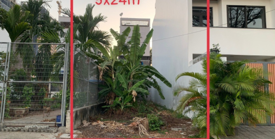 BÁN GẤP NỀN MẶT TIỀN 120m2 42TRIEU/M2 KDC PHÚ LỢI QUẬN 8